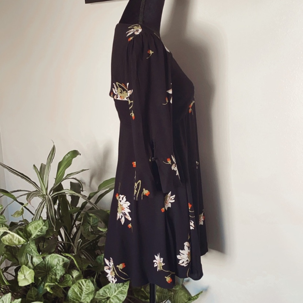 Free People 3/4 Sleeve mini Dress - Picture 2 of 7